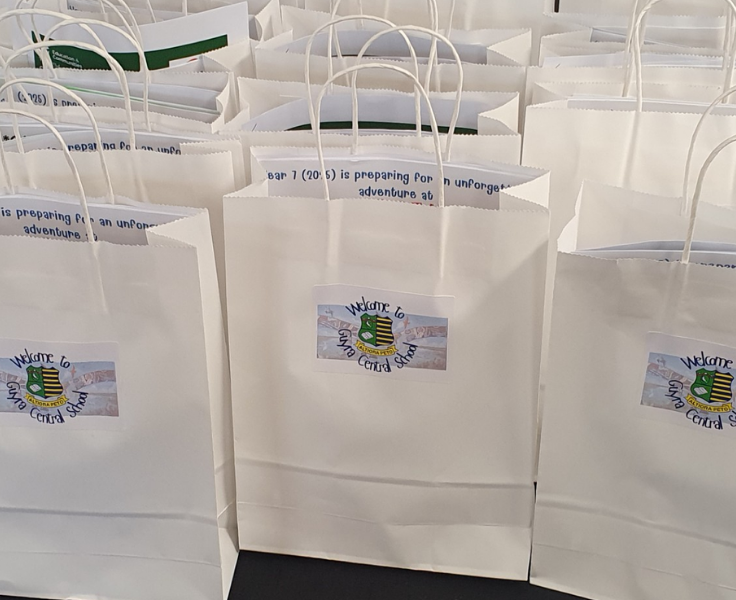 Information bags for year 6 transition students